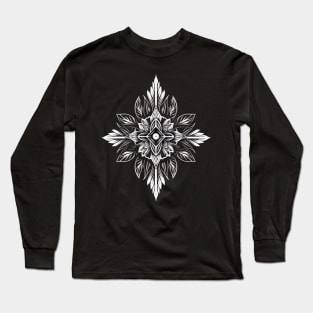 Sacred Geometry Fractal Art Long Sleeve T-Shirt